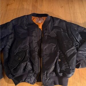 Men's Navy Bomber Jacket